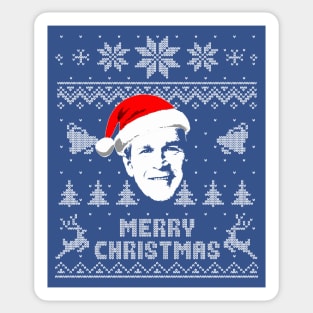 George Bush Merry Christmas Sticker